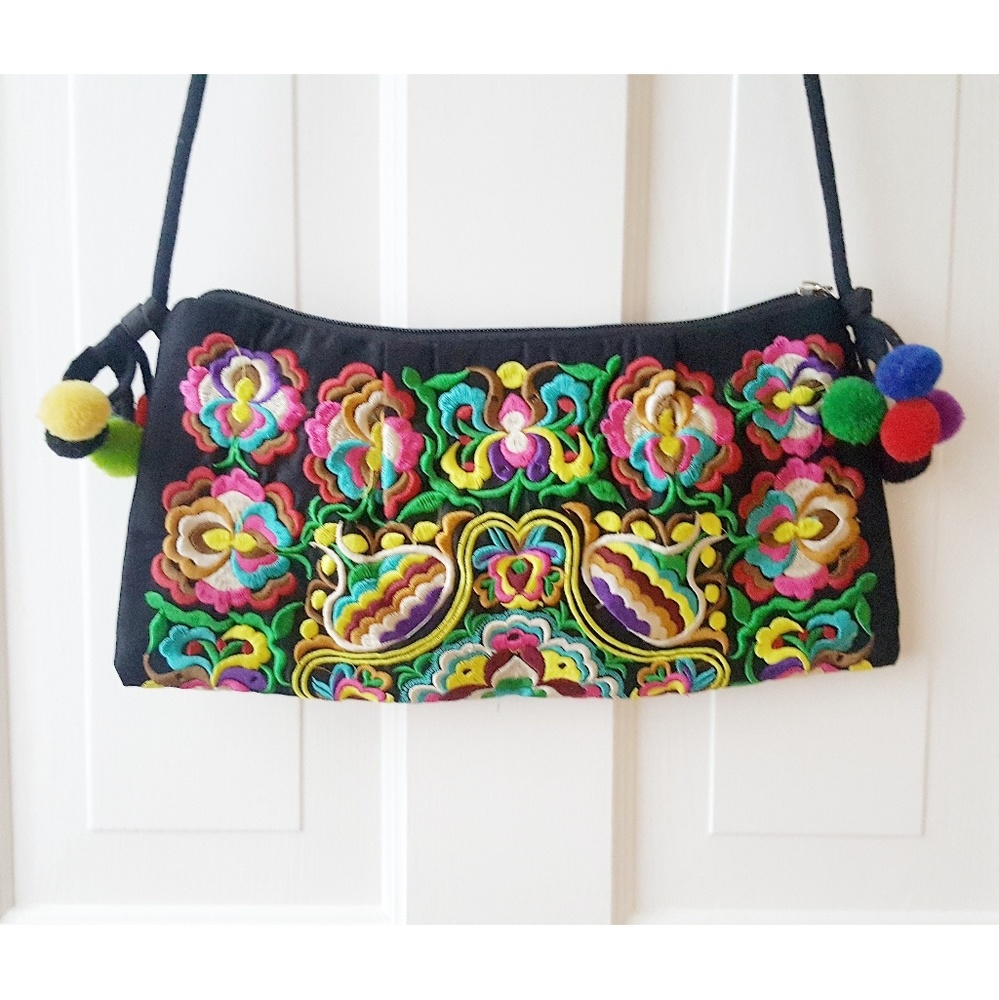 Boho Embroidery Cross-body Bag